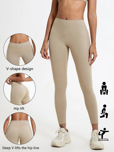 Buttery Soft Fabrics High Waist Leggings Gym Yoga Pants Running Workout Tights Push Up Sports Leggings Women