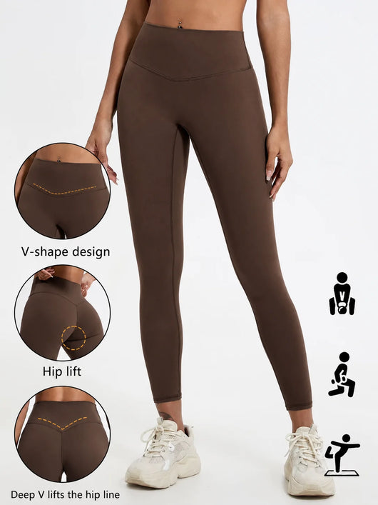 Buttery Soft Fabrics High Waist Leggings Gym Yoga Pants Running Workout Tights Push Up Sports Leggings Women